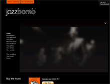 Tablet Screenshot of jazzbomb.com